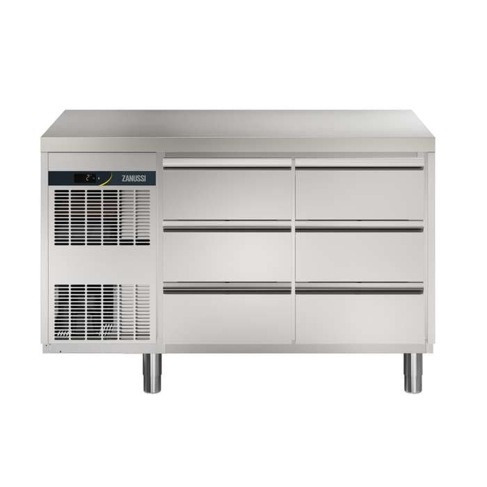 ZANUSSI NPT ACTIVE HP SERİSİ 6x1/3 ÇEKMECELİ ÜSTÜ DÜZ TEZGAH TİP BUZDOLABI resmi